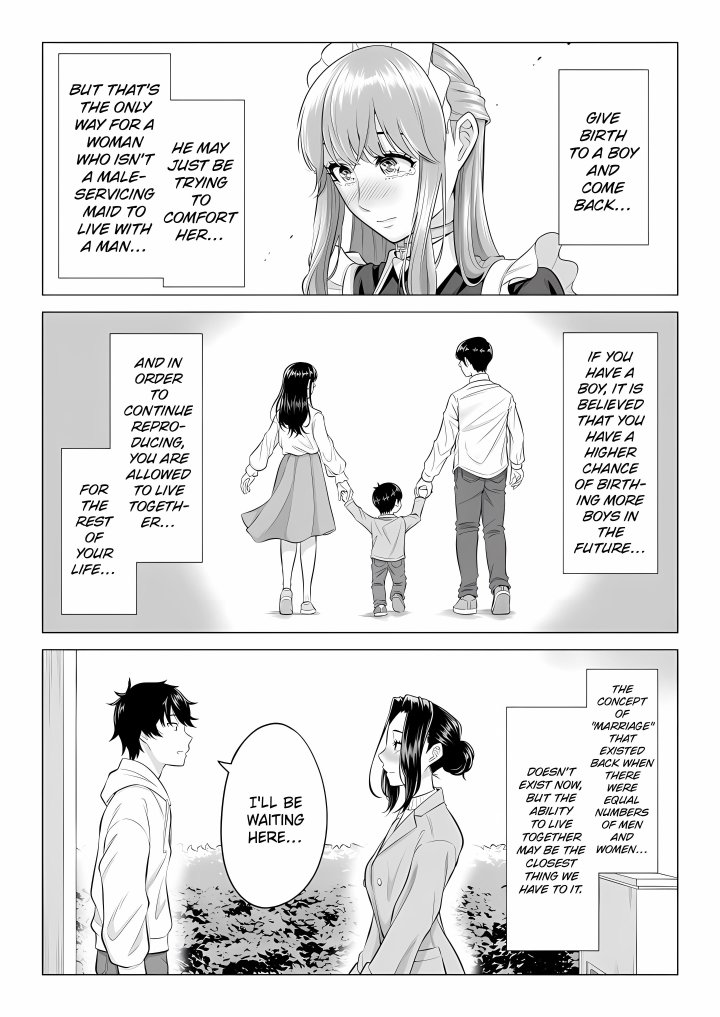 In a World Where Males Are Nearly Extinct, Semen Has Become a Precious Resource - Chapter 29 Page 68